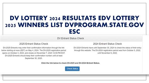 dv lottery state gov 2024|dv lottery winners 2023.